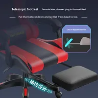 Chaises de jeu ergonomiques modernes personnalisées par le fabricant, best-seller, en cuir PU, style course, chaise de jeu extensible, compatible PS5