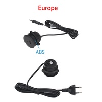 Smart office grommet daya ABS EU meja tanam grommet daya AC dengan port usb c untuk meja