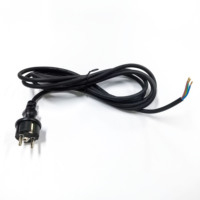 Cordon d'alimentation Schuko droit à 3 broches Cordon d'alimentation européen droit à 3 fils Câble d'alimentation 3G 1.5mm2 Rallonge H05RN-F