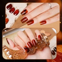 JTING Nouveau Design Vernis Gel Effet Translucide Tortoise Amber, Vernis Gel Effet Cristal Gelée Coquille de Tortue, Personnalisation de Marque OEM/ODM