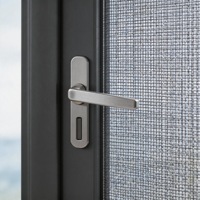 Ventana Abatible de Doble Acristalamiento de Estilo Francés con Vidrio Low-E y Marco de Aleación de Aluminio Negro para Proyectos de Hoteles y Villas Modernas de Lujo