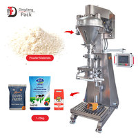 Machine de remplissage semi-automatique de poudre 1-25 kg pour sacs et conteneurs, doseur à vis haute précision pour emballage alimentaire et chimique en plastique