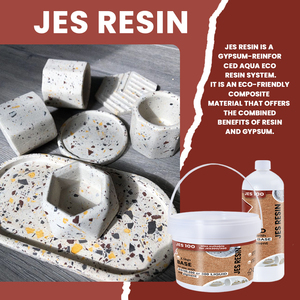 TIMESRUI Polvo de Resina Ecológica para Fundición, Set de Inicio Jesmonite, Yeso de París para Molde de Silicona, Manualidades DIY con Jesmonite - Product Image 5