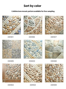 Phong cách hiện đại ngoài trời sân đá cuội chống trượt chất chống đông sàn gạch 30x60 Vườn Cá Ao gạch ban công mộc mạc gạch - Product Image 5