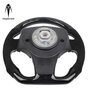 Volante Personalizzato in Alcantara e Fibra di Carbonio per <span class=keywords><strong>Aston</strong></span> Martin DBX DB5 DB6 <span class=keywords><strong>DB7</strong></span> DB11 DB9 V8, Volante da Corsa Convertibile Vantage - Product Image 6