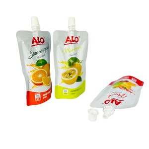 Papier d'aluminium biodégradable avec impression personnalisée fruits bonbons liquide kamagra gelée orale sac de poche à bec verseur standup - Product Image 3