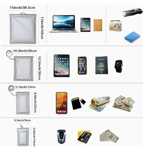 Bolsa Faraday de Viaje, Anti-Robo, Anti-Rastreo, Impermeable, Ignífuga, Bloqueadora de Señales, para Laptop, Tablet, Ligera y Moderna - Product Image 5