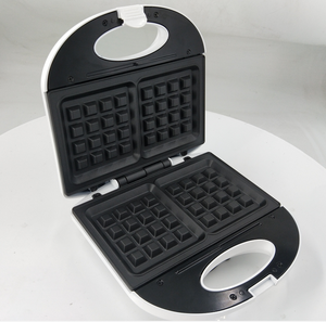 Machine à sandwich à gaufres électrique à vente chaude Thermostat réglable à 2 tranches Machine à petit-déjeuner non adhésive facile à nettoyer pour le ménage - Product Image 4