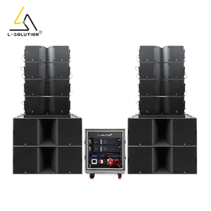 Ensemble de 8+4 enceintes passives 4800W K212 avec double subwoofer K28 – Système audio professionnel pour concerts K212+KS28 8+4 - Product Image 1