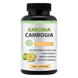 Capsules d'extrait de garcinia cambogia HCA 60% de haute qualité