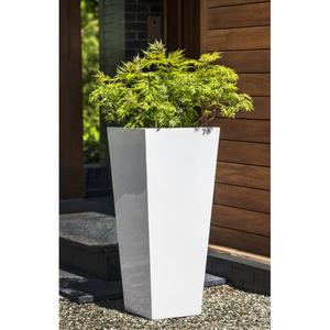 Jardinière en FRP moderne de taille personnalisable, grande jardinière en fibre de verre pour l'intérieur et l'extérieur, pots de jardin pour la décoration du sol de la maison, pépinière murale - Product Image 4