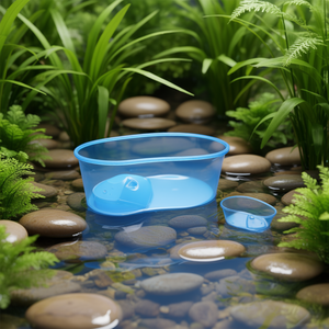 Bassin pour Tortues et Créatures Aquatiques – Accessoire d'Aquarium Premium - Product Image 3