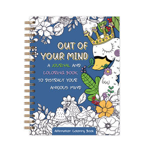 Impreso personalizado <span class=keywords><strong>Mindfulness</strong></span> Inspirador Adulto <span class=keywords><strong>Niños</strong></span> Pintura Dibujo Libro para colorear Alivio DE LA ANSIEDAD Cubierta de papel Regalo perfecto - Product Image 2