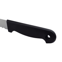 8 Zoll schwarzer PP-Griff gezackte Klinge Brotmesser Kuchen Server Messer