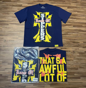 เสื้อยืดคุณภาพสูงสำหรับผู้ชายรุ่นใหม่ล่าสุด ลายพิมพ์ "THAT'S A AWFUL LOT OF COUPH SYRUP" สไตล์ลำลองหลวมๆ พิมพ์ลายแบบสแกนได้ ไซส์ใหญ่ - Product Image 3