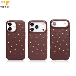 Fundas para Teléfono Móvil Trendcomm de Cuero Artificial, Resistentes a los Golpes, con Anillo Magnético, Color Puro, para 12/13/14/15/16/17 Pro Max - Product Image 6