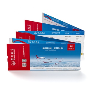 Boleto de embarque personalizado de 82*203mm, precio de fábrica, impresión offset, papel térmico de alta calidad, billete de avión - Product Image 4