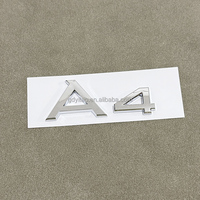 Autocollant de protection de carrosserie de voiture chromé ABS, emblème décoratif pour coffre arrière, compatible avec les modèles Q2/Q3/Q5/Q7/Q8/Q2L/Q5L
