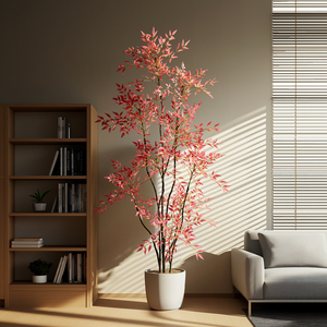 Chất lượng cao làm bằng tay nhựa cây tre nhân tạo thân thiện với môi trang trí nội thất nóng bán! Cây Nhân tạo của nhà sản xuất lành nghề - Product Image 3