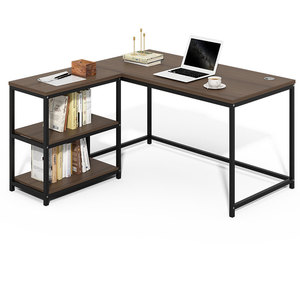 Tùy Chỉnh L-Hình Sinh Viên Bàn Viết Với Giá Sách Giá Thấp Bán Dễ Dàng Tháo Tháo rời Cho Phòng Ngủ Gia Đình Máy Tính Bàn - Product Image 2