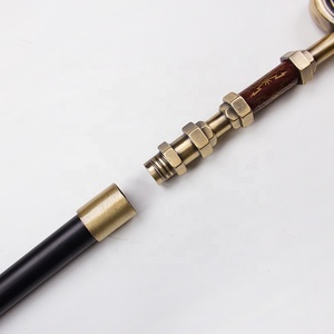 Fashion Walking Stick Gentleman Elegant Cosplay Cane <strong>Knob</strong> Crosier Crutches Classitic-handle Wave Handle Aluminum Luxury 95 - Product Image 3