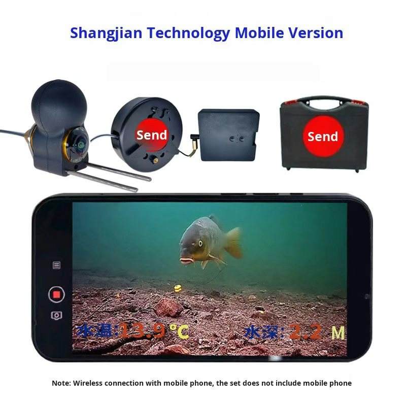 Hôte version Black-Mobile + tête ultra-claire de 50 mètres