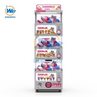 WANGERBAO Offre Spéciale Distributeur de Jouets en Capsules à Monnayeur Triple Plateau Gacha, pour Capsules Surprise Économiques, Direct Usine
