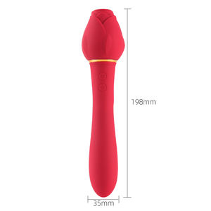 Sex <span class=keywords><strong>Rod</strong></span> Dupla Face Rose Chupando Mulheres Clitoriano chupando Vibrador Rose Masturbador brinquedo do sexo vibrando massager Sexy dildo sucção - Product Image 6
