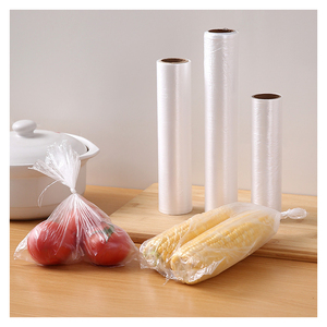 Sacs de produits en plastique de haute qualité en gros d'usine sac en polyéthylène transparent plat HDPE/LDPE sur rouleau pour emballage de légumes et de fruits - Product Image 3