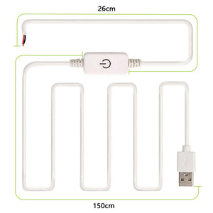 1.8m Dimmable USB LED dải ánh sáng điều khiển từ xa với cảm ứng Dimmer chuyển duy nhất kênh đầu ra - Product Image 5