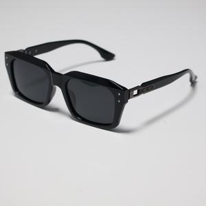 Lunettes de soleil polarisées à monture carrée pour hommes, Protection UV400, type 3, lentille TAC, monture en plastique et en métal, noires, JW-6009P - Product Image 3