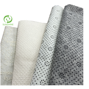 Vải Nỉ Không Dệt Phủ Lớp Phủ Polyester Chống Trượt Quần Áo Đế Thảm Chấm Bi PVC/Chấm Bi PVC - Product Image 6