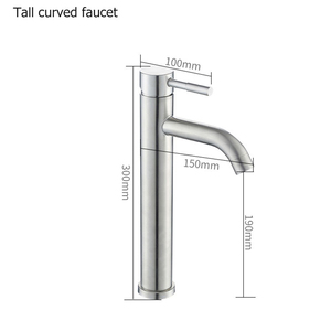 Bán Hot Sản Phẩm Phòng Tắm Vanities Nước Grifo De Agua Lưu Vực Vòi Bằng Thép Không Gỉ - Product Image 4