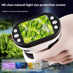 ชุดกล้องจุลทรรศน์ดิจิตอลจอแสดงผลความละเอียดสูงอัจฉริยะ ของเล่นเสริมการเรียนรู้ด้านวิทยาศาสตร์และวิศวกรรมอิเล็กทรอนิกส์สำหรับนักเรียนและเด็ก - Product Image 3