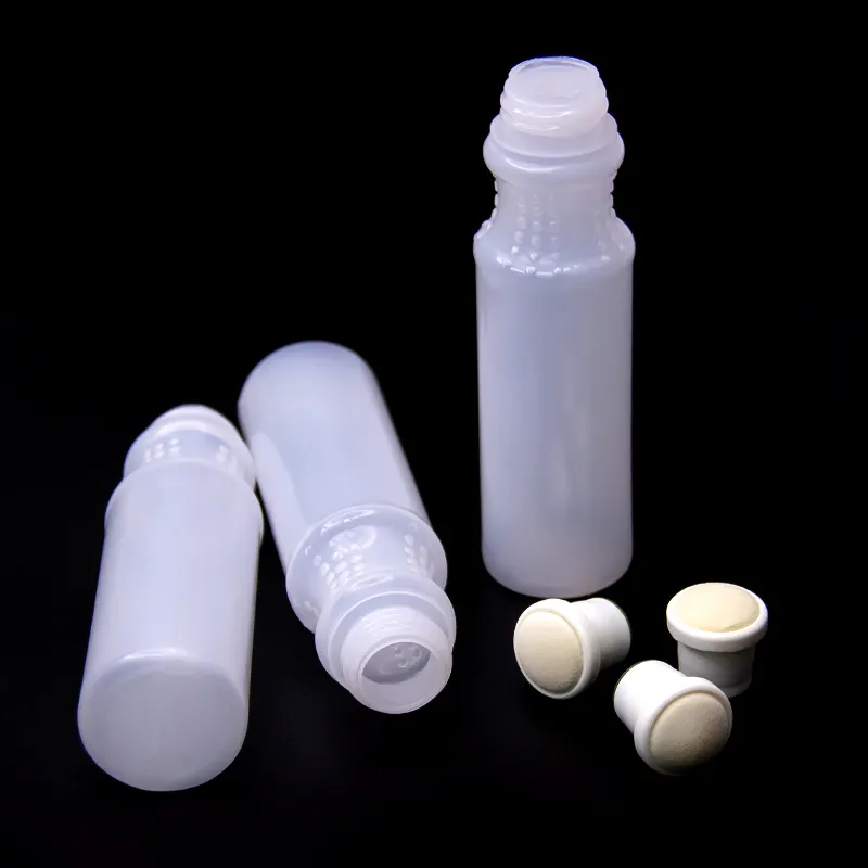 Garrafa de plástico macia transparente, embalagem vazia para grafite, com ferramenta de pintura