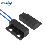 Capteur de Contact magnétique pour portes et fenêtre, montage en Surface, couleur noire, sans fil/NC, avec interrupteur i7 re et aimant nd12 mm