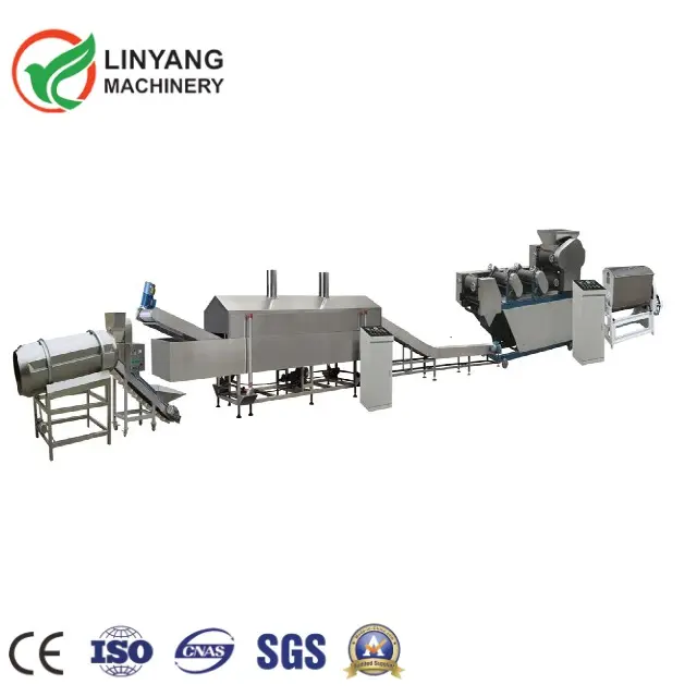 Fried Flour Snacks Malaysia Fried Mimi Strip Snacks Making Machine Production Line