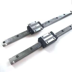 قضبان توجيه خطية من الفولاذ المقاوم للصدأ ماركة <span class=keywords><strong>HIWIN</strong></span> بطول 1000 مم/2000 مم/3000 مم مع كتلة HGH15 للتحكم الرقمي بالحاسوب ثلاثي الأبعاد بطول مخصص - Product Image 1