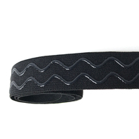 Bande élastique en silicone double ondulée antidérapante pour couture, accessoires de perruque pour tenue de cyclisme