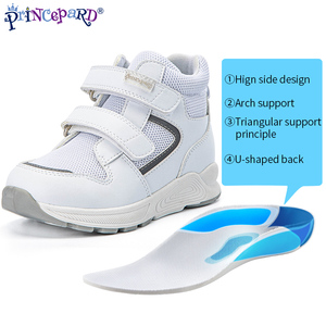 Zapatos Deportivos <span class=keywords><strong>de</strong></span> Invierno a la Moda Princepard para Niños con Pies Planos Zapatos Ortopédicos <span class=keywords><strong>de</strong></span> Cuero <span class=keywords><strong>Blanco</strong></span> para Niños con Otras Funciones - Product Image 3
