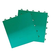 Suelo Deportivo Suspendido Encastrable, Baldosas de PVC Antideslizantes con Absorción de Impactos para Patinaje sobre Ruedas, Canchas Multiusos Interiores