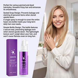 Spray tonifiant pour cheveux et cuir chevelu à la kératine, sérum nourrissant doux pour les soins capillaires, 100 ml, pour une utilisation quotidienne en salon - Product Image 3