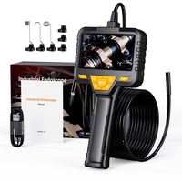 Boroscope articulé 360° 1080P 6,0 mm avec écran LCD IPS 4,5 pouces, caméra d'inspection industrielle à articulation bidirectionnelle, IP67 pour l'automobile