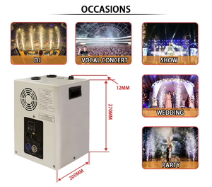 Wireless 750w DMX Control Fountain <strong>Fireworks</strong> Spin Wedding Cold Spark <strong>Machine</strong> - Product Image 2