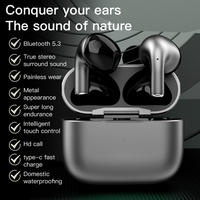 Écouteurs TWS en métal de haute qualité, écouteurs sans fil Bluetooth, écouteurs sans fil personnalisés, écouteurs Bluetooth étanches
