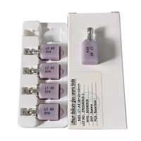 5 blocs en céramique vitrocéramique LT HT BL C14 CAD/CAM pour laboratoire dentaire et clinique, fraisage humide, incrustation, placage, couronne, pont