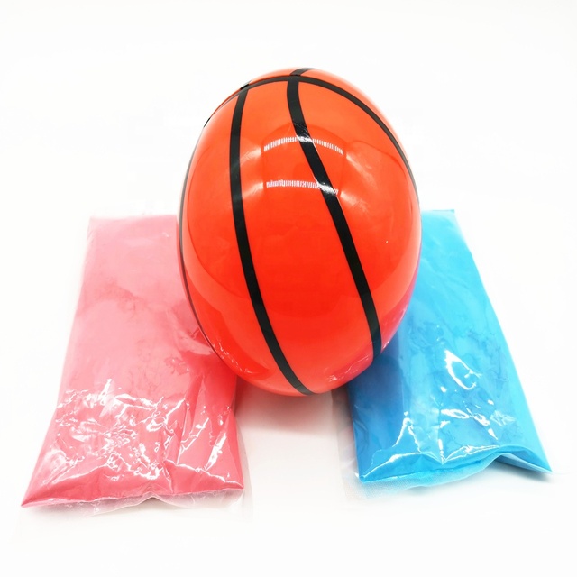 Sports & Entertainment Product Gender Reveal Powder Basketball for Baby Shower