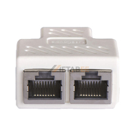 Adaptateur d'extension de coupleur RJ45 femelle 8P8C, connecteur à 3 voies, câble