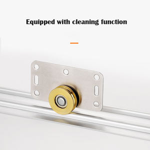 Accesorios para Puertas Corredizas de <span class=keywords><strong>Armario</strong></span>, Rodillos Superior e <span class=keywords><strong>Inferior</strong></span>, <span class=keywords><strong>Rueda</strong></span> para <span class=keywords><strong>Puerta</strong></span> de <span class=keywords><strong>Armario</strong></span> Cóncava de Estilo Antiguo - Product Image 5