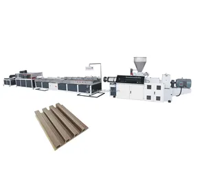 Plastic Composite WPC Louver Panels Extruder Manufacturing Making Machine